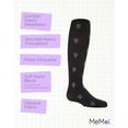 thumbnail image 3 of MeMoi  Heathered Heart Opaque Nylon Tights - Girls - Female, 4-6, Black, 3 of 7