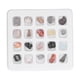 thumbnail image 2 of Adorno de piedras preciosas, 20 tipos de piedras preciosas de cristal, colección de rocas para niños, kit de gemas minerales fiel a su promesa, 2 of 12