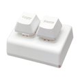 thumbnail image 2 of pitrice Copy and Paste 2 Key Keyboard Red Switches USB Mini 2 Key Keypad for Drawing White, 2 of 9