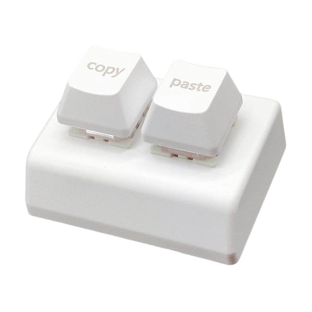Clavier 2 Touches RGB Rouge Interrupteurs USB Mini Clavier 2 Touches pour Dessin Blanc