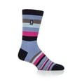 thumbnail image 5 of Heat Holders Men's Phillip ULTRA LITE Multi Stripe Crew Socks | Warm + Soft, Hiking, Cabin, Cozy at Home Socks | 3X Warmer Than Cotton Socks, 5 of 8