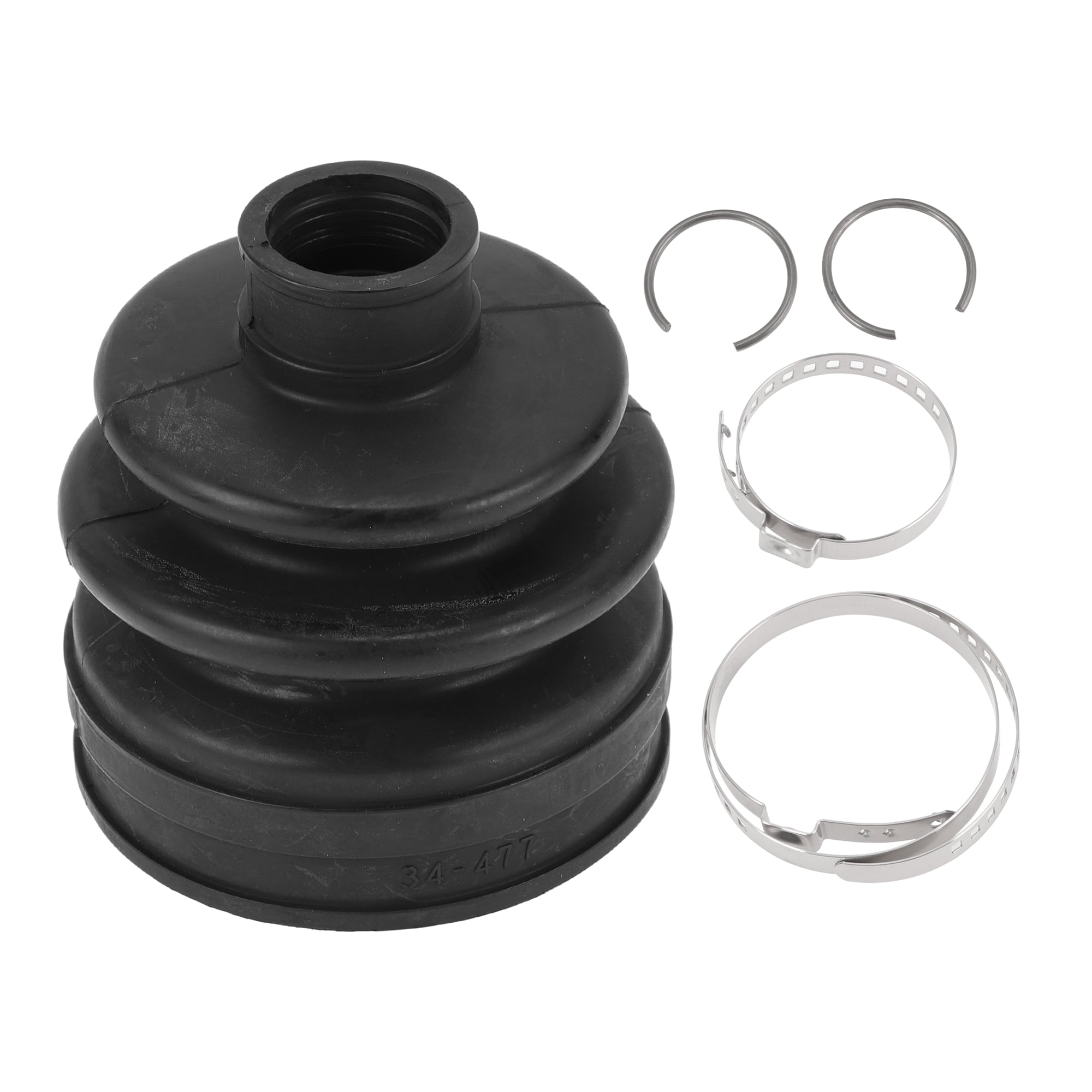 Cv Axle Boot Repair Kit A ABSOPRO CV Joint Boot Kit No.1K0498203 W/Clamps Constant Velocity Joint Boot For Volkswagen Beetle 98-16 For Volkswagen Jetta 02-17 Rubber Strong Durable Cv Boot Kit