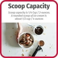 thumbnail image 5 of Mainstays™ Trigger Ice Cream Scoop, Black Handle, Ergonomic Trigger Arm, Stainless steel, Plastic, 5 of 5