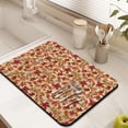 thumbnail image 3 of Red Maple Happy Fall Drying Mat Heat Resistant Drying Mat for Kitchen Counter Collapsable Coffee Bar Mat for Shop Countertops 18x24 Inches, 3 of 7