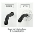 thumbnail image 6 of Danco Matte Black Shower Arm Stabilizer Bracket and Flange Cover, Fixes Loose Shower Arm without Cutting Wall, 6 of 7