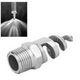 thumbnail image 1 of Buse Spirale en Acier Inoxydable, Filetage Mâle Anti-Obstruction Accessoires d'Arrosage Structure de Buse Spirale Compacte, 1 of 7
