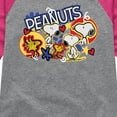 thumbnail image 3 of Peanuts - Snoopy Woodstock - Toddler & Youth Girls Raglan Graphic T-Shirt, 3 of 6