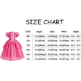 thumbnail image 4 of Deluxe Gift Princess Peach Costume for Girls Dress Up Outfit with Accessories, 4 of 5