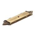 thumbnail image 4 of Georgian - Premium Solid Brass, Backplate for Knob, Antique Pewter, 4 of 4