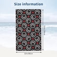 thumbnail image 4 of Yibo Paw Print l Bath Towel Quick Dry Pool Towel Shower Towel for Bathroom Outdoor, 4 of 9