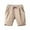Khaki, variant on Hiijoy Toddler Boys Solid Casual Shorts Elastic Waist Breathable Play Shorts, Sizes 2-3T