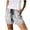 Grey, variant on Shorts for Women Casual Comfy Leopard Drawstring Elastic Waist Pockets Womens Skorts,Red,2XL