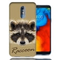 thumbnail image 1 of MUNDAZE For LG Stylo 4 Raccoon Design TPU Gel Phone Case Cover, 1 of 1