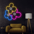 thumbnail image 2 of C-craft Poppies Flower Neon Sign for Living Room Wall Decor Gift for Bedroom Wall Decor, 2 of 4