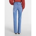 thumbnail image 3 of Scenario Women's High Rise Straight Leg Jeans, 30" Regular, 28" Short Inseam, Sizes 0-20, 10S-16S, 3 of 8