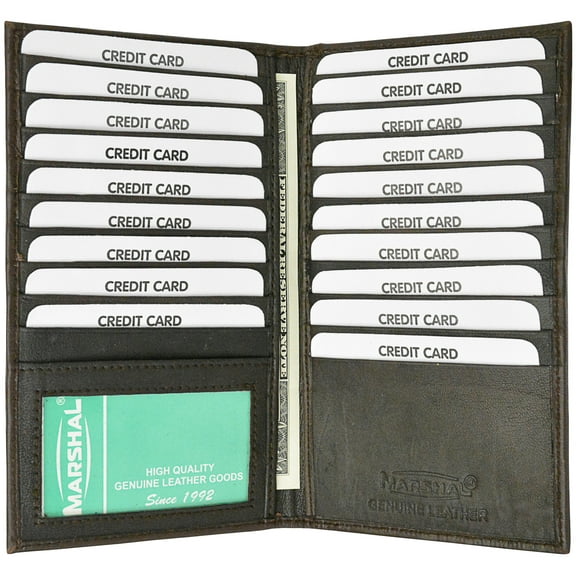 Premium Leather Bifold Credit Card ID Holder P 1529