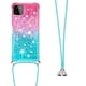 thumbnail image 3 of Funda para Samsung Galaxy A22 5G Brillantina Líquida Divertida Reluciente y con Cristales en Movimiento Cuerpo Cruzado con Cordón Ajustable, 3 of 5