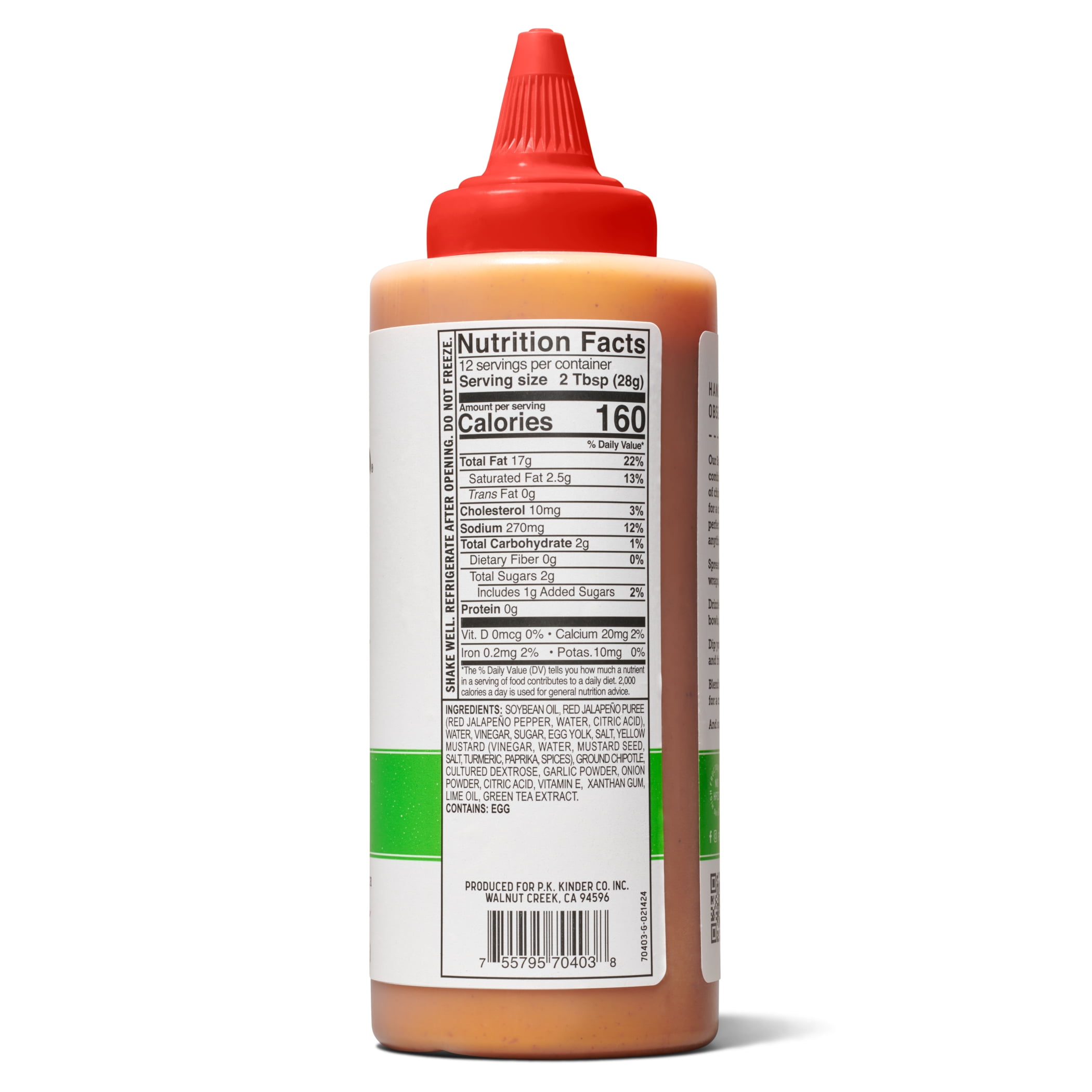 Kinder's Baja Taco Dipping Sauce, 12.6 oz