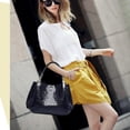 thumbnail image 5 of Bolso de mujer de color sólido, de lujo, de alta calidad, clásico, con estampado de cocodrilo, bolso de mano de diseñador de marca, bolso bandolera de gran capacidad, 5 of 5