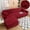 Wine Red, variant on TOPCHANCES Thick Velvet Sofa Slipcovers, 2 Pieces Stretch L-Shaped Sectional Sofa Covers, 3 Seats+3 Seats Corner Couch Cover ( Wine Red )