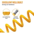 thumbnail image 4 of 4ft Breakaway Trailer Cable Trailer Brake Safety Cable Heavy Duty Stainless Steel Spring Towing Coiled Wire, Replacement Trailer Break Away Switch Safety Lanyard for RV Trailer Emergency Camper, 4 of 7