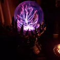 thumbnail image 2 of TQEHS Bola de cristal mágica con luz LED brillante, orbe de mago con destellos en la mano de la bruja, bola de plasma electrostática, decoración para fiesta de cumpleaños de Halloween, decoraciones pa, 2 of 5