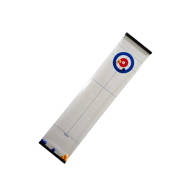 Bewildely Mini juguetes portátiles de viaje, escuela, familia, bolos, barra de curling, deportiva, entrenamiento para adultos, juego de para Almacenamiento y organización del hogar Bewildely HA020695-00