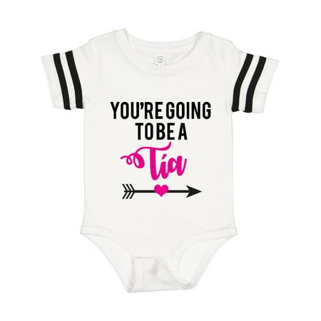 

Inktastic You re Going to Be a Tia Gift Baby Boy or Baby Girl Bodysuit