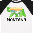 thumbnail image 4 of Inktastic Montana Lake and Trees in Bear Silhouette Boys or Girls Toddler T-Shirt, 4 of 5