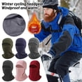 thumbnail image 2 of Military Green One-Size Winter Cycling Headgear Outdoor Cycling Mask Cycling Warm Headgear Windproof Mask Electric Vehicle Windproof Mask, 2 of 8