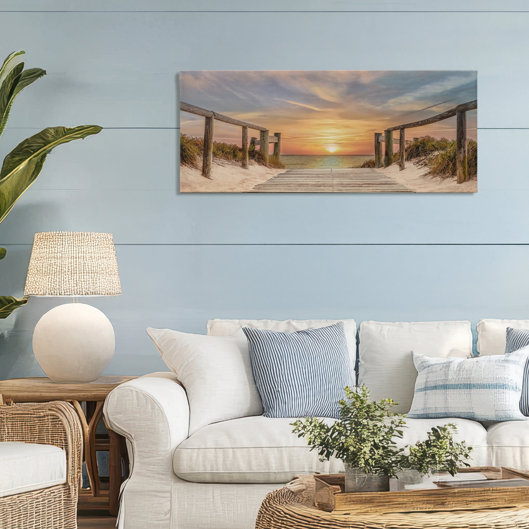 Stupell Industries Pathway To Sunset Canvas Wall Art, design by Mike Caliascibetta