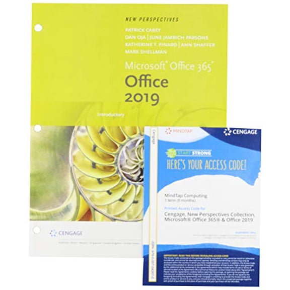 Pre-Owned Bundle: New Perspectives Microsoft Office 365 & Office 2019 Introductory, Loose-leaf Version + MindTap, 1 term Printed Access Card, 9780357260869, 0357260864, Paperback, 1 edition