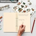 thumbnail image 4 of FORMRS 1-Subject Spiral Notebook 8" x 5" College Ruled 60 Refillable Sheet A5 Hard Cover, 2 Pack, Brown Christmas House, 4 of 7