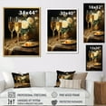 thumbnail image 4 of Designart "Moments Of Elegance I" Wine & Champagne Floater Framed Wall Art Living Room, 4 of 5