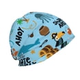 thumbnail image 3 of Pofeuu Animal Pirate Print Beanie Hat for Men and Women Winter Warm Hats Knit Slouchy Thick Skull Cap, 3 of 7