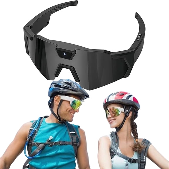 4K HD POV Sports Glasses with Camera, Baseball Glasses with Camera, Outdoor Activity Recording Glasses for Men and Women