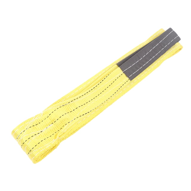 Sangle de Levage Plate, Sangle de Levage Haute Résistance 3T Longueur 2m Largeur 75mm Tissu Polyester pour Transport Portuaire