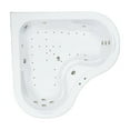 thumbnail image 2 of WaterTech Acrylic 64 in. x 64 in. Elite Series Drop-In Whirlpool and Air Bath Combination Tub - Bone, 2 of 2