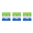 thumbnail image 2 of bedienty Plastic Building Bricks Baseplate Base Plate Board Platform Miniature Replacement Parts Presents Party Favors Accessories Seashore Type 1 3Set, 2 of 6