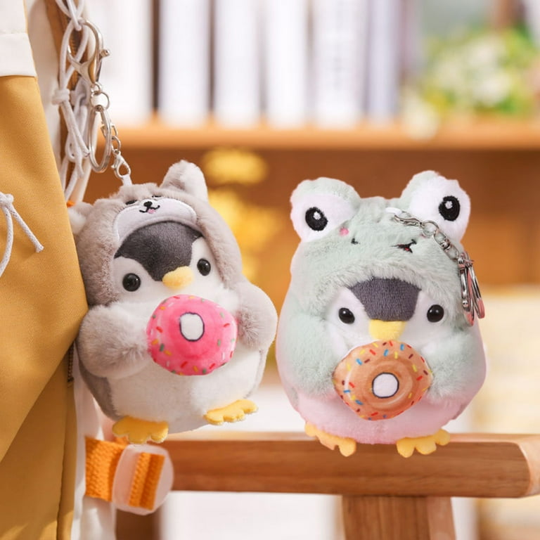 Penguin plush keychain cheap