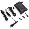 thumbnail image 2 of SL2 Lavalier micrófono doble clip de corbata portátil mini micrófono de audio conector de 3,5 mm para PC, 2 of 5