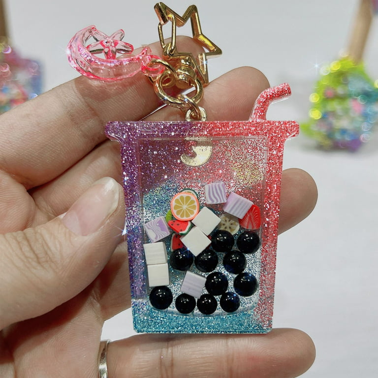 Resin Shaker Keychains, for Kids and Adults, Anime, Toys, Pocky