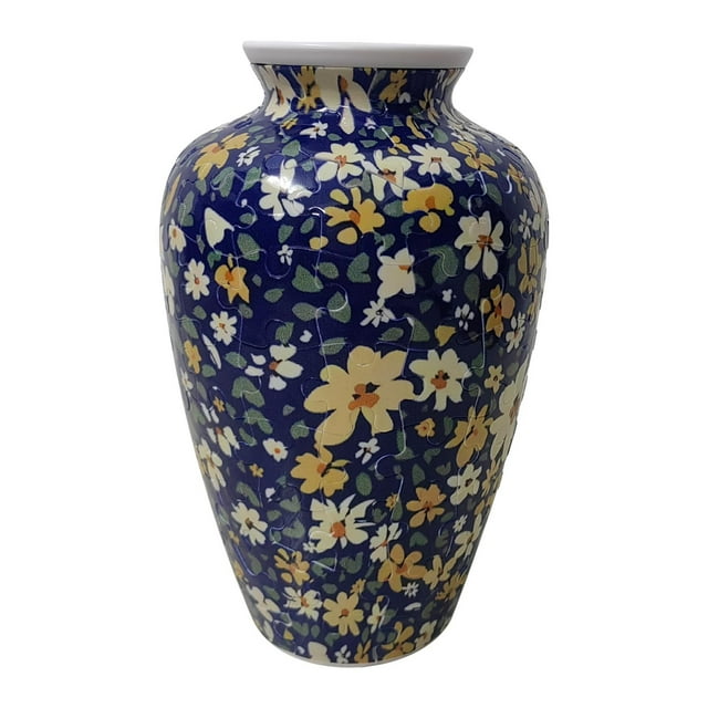 Three-Dimensional Puzzle Vase Living Room Flower Arrangement Decor Water-Filled For Flower Insertion