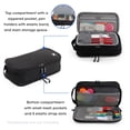 thumbnail image 2 of J World Doodle Pencil Case with Organizational Pockets and Handle Strap, Black, 2 of 7