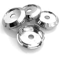thumbnail image 2 of jfqm 4pcs 64MM Fit for Car Wheel Center Cap Rim Hub Cap Dustproof Cover Auto Vehicle Hubcap Car Accessories (Color : Silver), 2 of 4
