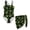 Jamaican Flag Pattern Black Green, variant on SEANATIVE Swimsuits for Teen Girls One Piece Bathing Suit See Through Short Skirt Cover Ups Cut Out Back Beachwear for Surfing Water Park, Size 7-8, Rabbit Colorful Easter Egg Floral