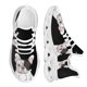 thumbnail image 1 of Zapatillas de plataforma con diseño de bull terrier francés, zapatos casuales de punto negros para mujer, zapatos de diseño con cuchillas, zapatos populares, 1 of 6