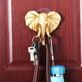 Elephant Head Self Wall Door Hook Hanger Bag Keys Sticky Holder Mini