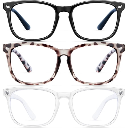Blue Light Blocking Glasses, Computer Reading/Gaming/TV/Phones Glasses for Women Men,Anti Eyestrain & UV Glare,,F158762