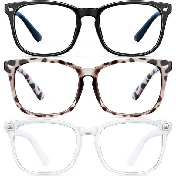Lunettes Anti-Lumière Bleue, Lunettes d'Ordinateur Lecture/jeux/téléphones pour Femmes Hommes, Anti-Fatigue Oculaire et Anti-Éblouissement UV,F158762